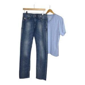 Diesel Kid straight Leg Blue Jeans 16